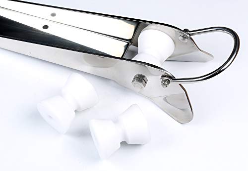 Mxeol Marine Anchor Bow Roller White Acetal Wheels 2PCS - Image 4