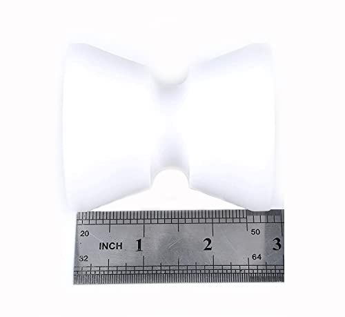 Mxeol Marine Anchor Bow Roller White Acetal Wheels 2PCS - Image 3