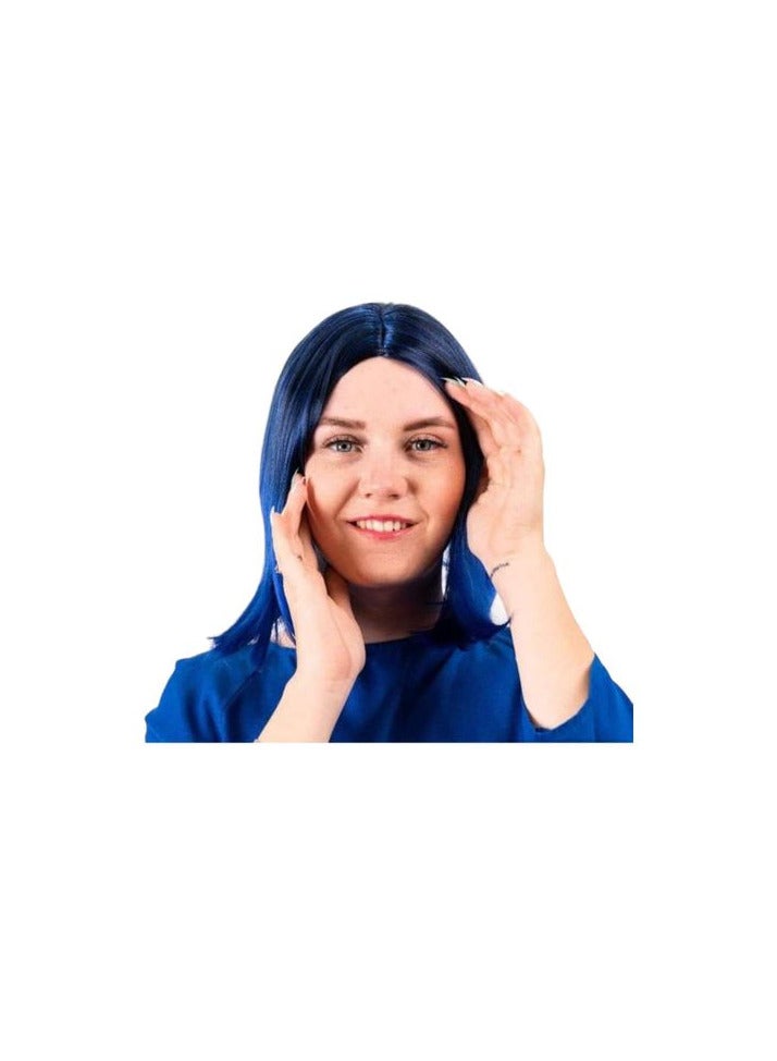 Carrette Wig, Blue, Two-tone, With A Clear Difference - Image 1