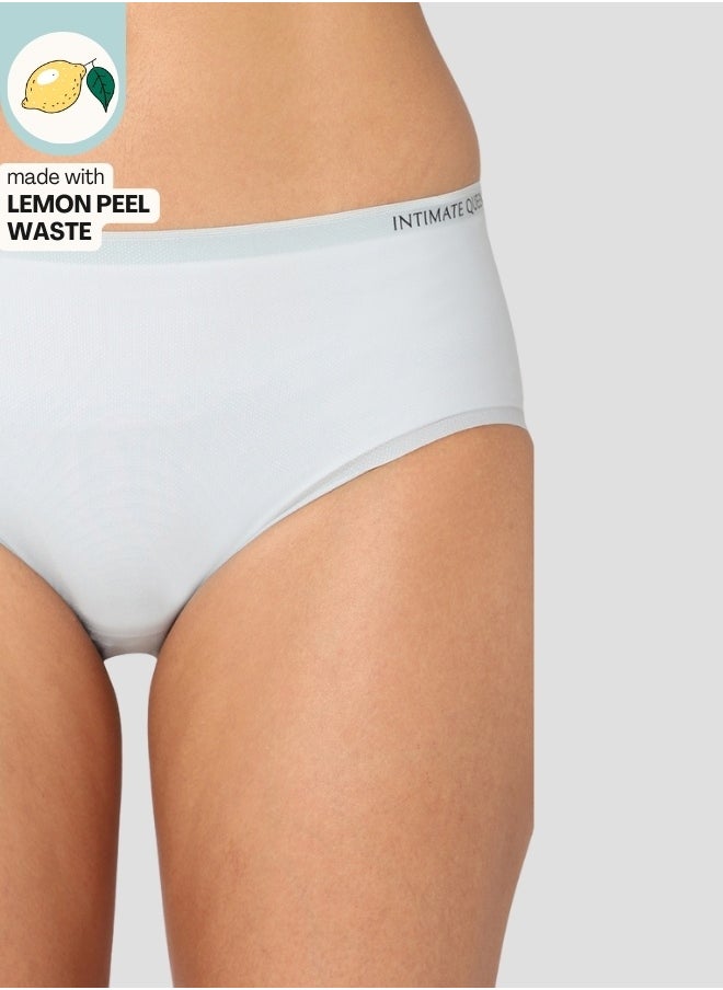Intimate Queen Lemon Bae Briefs – Seamless Calm, Made with Lemon Peel | Sweat-Wicking & Made for Sensitive Skin (Pack Of 3)  - Image 2