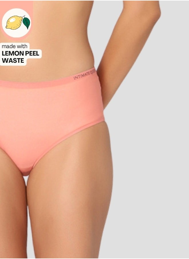 Intimate Queen Lemon Bae Briefs – Seamless Calm, Made with Lemon Peel | Sweat-Wicking & Made for Sensitive Skin (Pack Of 3)  - Image 4