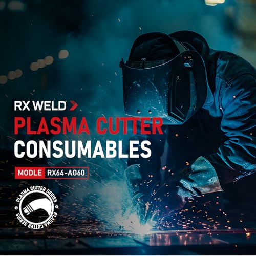 RX WELD 64PCS AG60P Plasma Cutter Torch Consumables Electrode Nozzles Cups Kit Galvanized Copper Ceramic AG-60 Consumables - Image 5