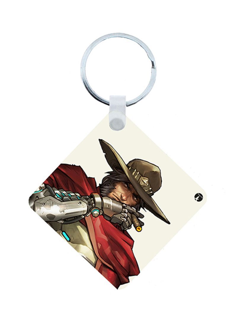 RKN Overwatch Wooden Keychain