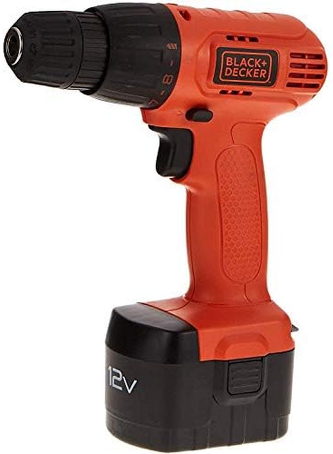 BLACK+DECKER 12V 1.3Ah Ni Cd 17 Clutch Cordless Drill Driver With 100 Accessories Inch Kitbox Orange Black Cd12100Km B5 2 Years Warranty  - Image 4