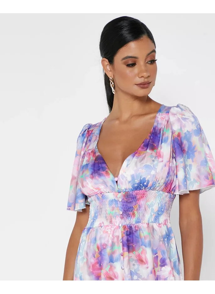 Little Mistress Little Mistress Multi Floral Maxi