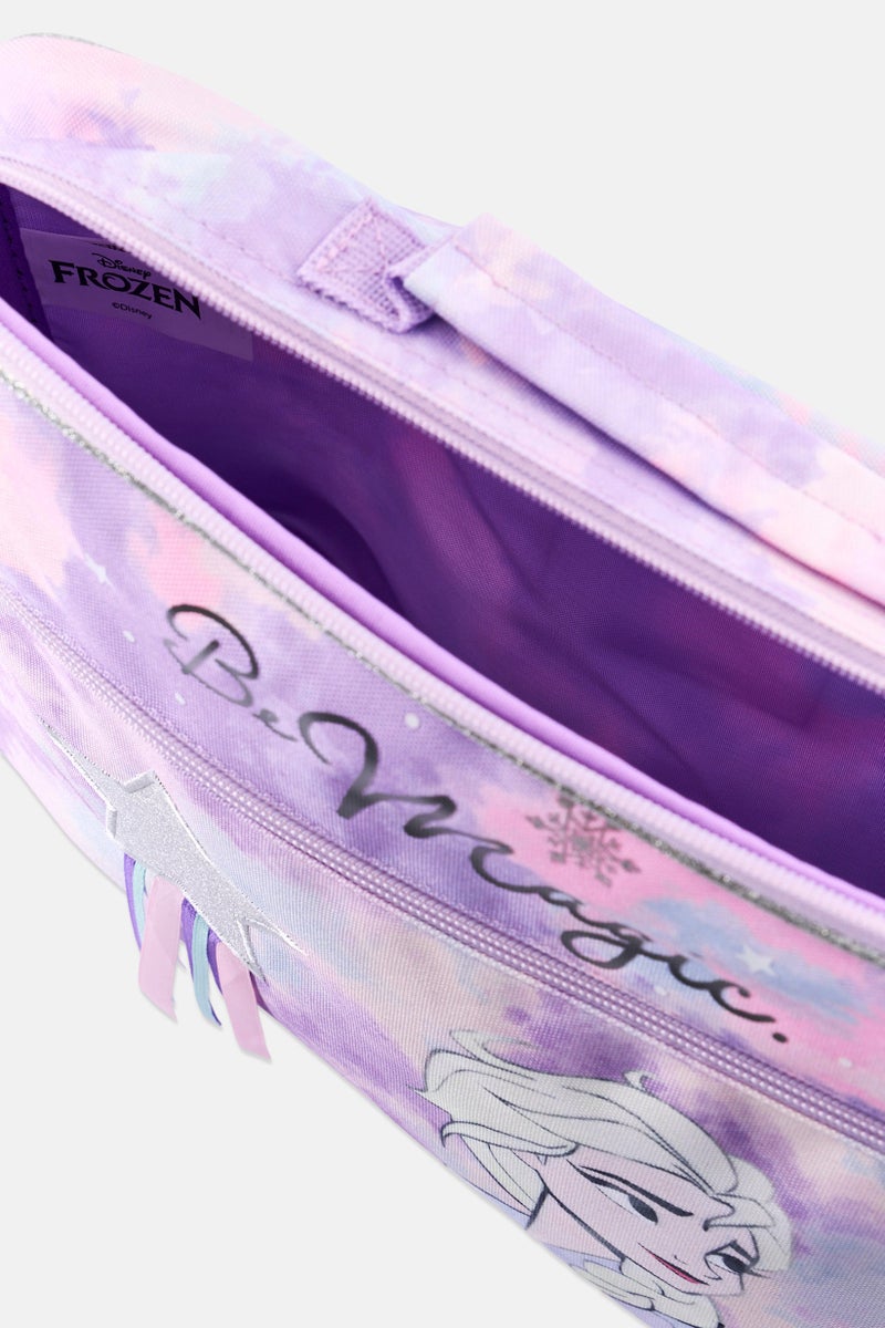 Disney Kids Girl Frozen II Elsa Shoulder Bag, Multicolor - Image 3
