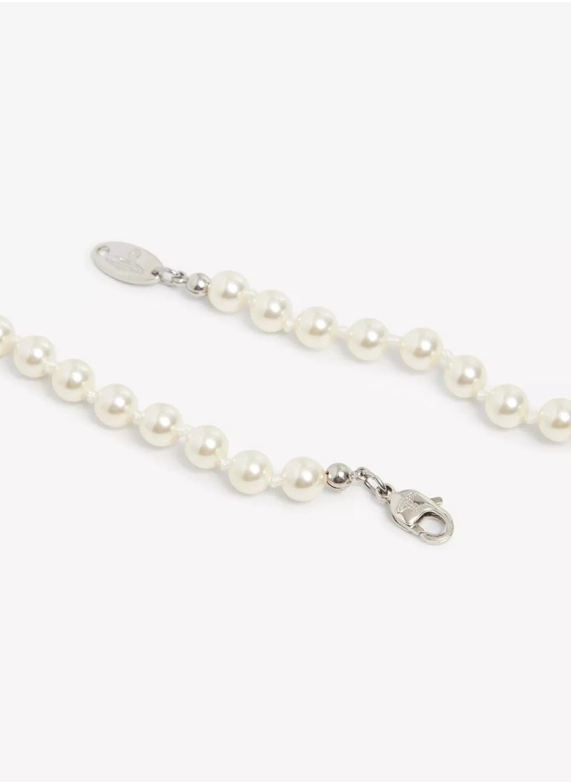 Vivienne Westwood Vivienne Westwood Pearl Saturn Short Necklace  - Image 3