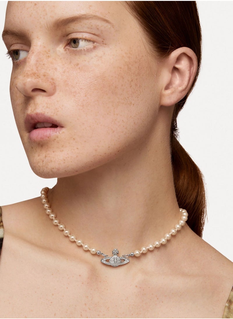Vivienne Westwood Vivienne Westwood Pearl Saturn Short Necklace  - Image 5