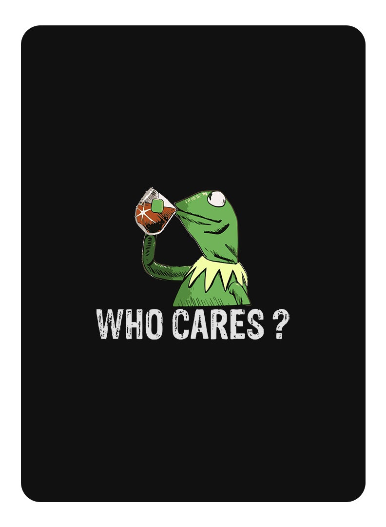 Theodor Protective Flip Case For Samsung Galaxy Tab A 8.4 inch 2020 With Trifold Stand Auto Wake Sleep Shockproof Cover Who cares copy - Image 1