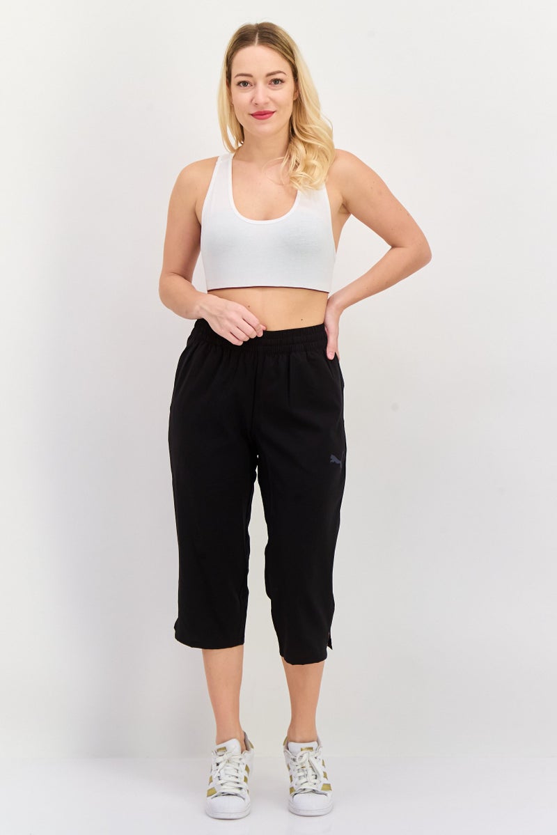 PUMA Women Sportswear Fit Training Crop Pants, Black  - Image 4