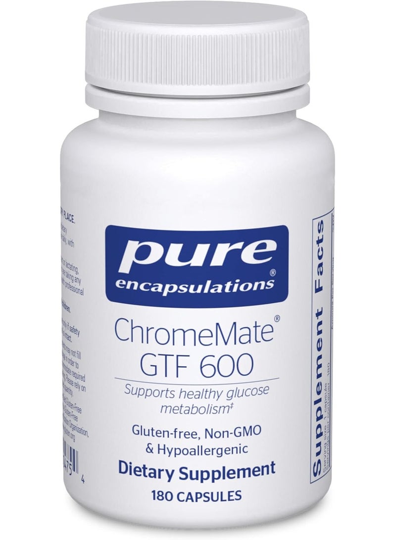 Pure Encapsulations ChromeMate GTF 600 - 180 Capsules - Image 1
