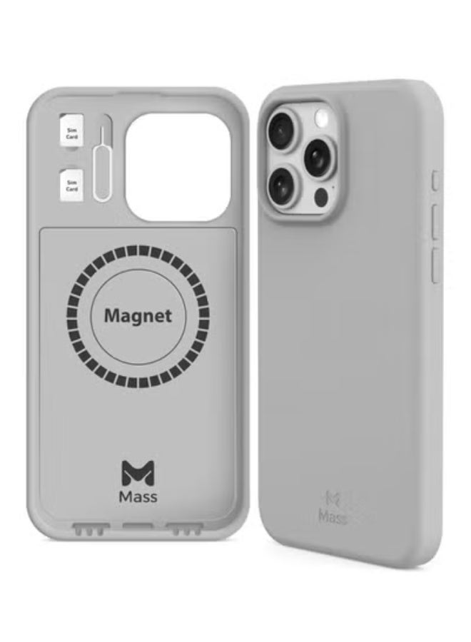 ماس كفر ماس ايفون 16برو ماكس إنڤينيت ماج سيف 6 في 1 تيتانيوم - Image 1