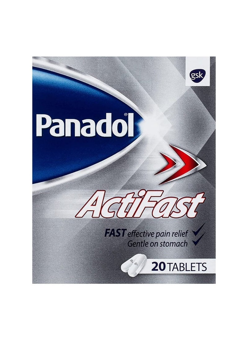 Panadol Actifast 20 Tablets 