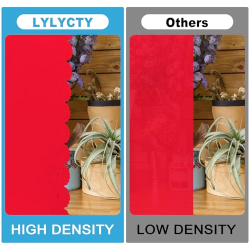 LYLYCTY Red Backdrop for Photoshoot, Professional Photo Backdrop Background Curtain for Product Photography, Portraits, Wedding, Party, Live Streaming Video Recording 5X7 FT (Background Only) - Image 2