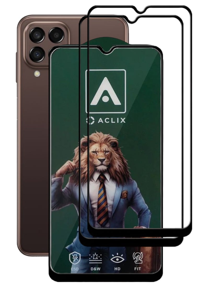 أكاليكس قطعتين، حماية شاشة، لهاتف سامسونج جالاكسي M33، جودة ممتازة. - Image 1