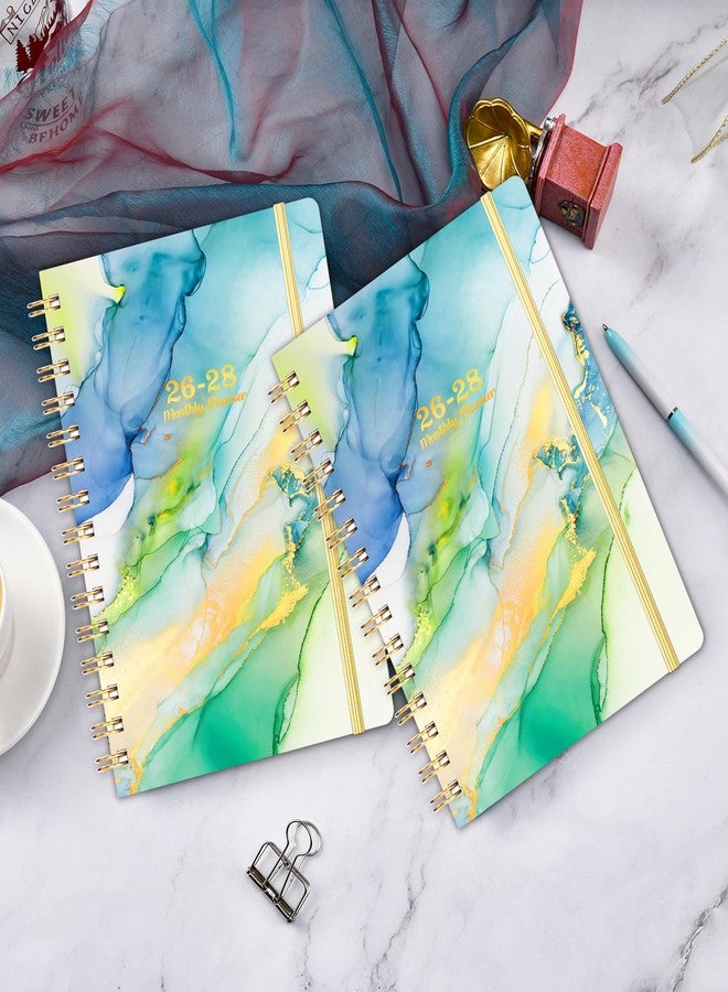Journaltastic 2026-2028 Monthly Planner - 3 Year Monthly Planner 2026-2028 with Monthly Tabs, Apr. 2026 - Dec. 2028, 6.3" x 8.4", 26-28 Monthly Calendar - Green - Image 2