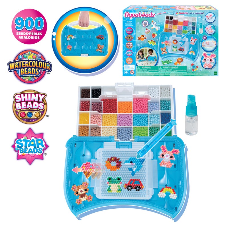 Aquabeads - L'atelier d'initiation - Kit de loisirs crÃ©atifs - ActivitÃ© manuelle Enfants en Toute autonomie - Coffret de perles qui collent Avec de l'eau - Jouet Enfant 4 ans et + - 35087 - Image 2