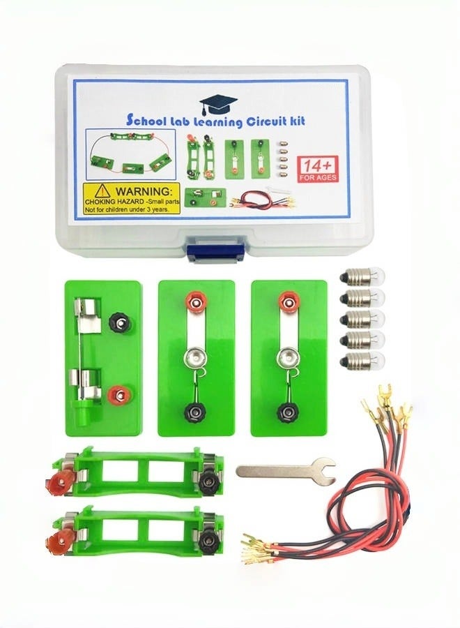 Circuit Learning Kit, DIY Basic Electric Circuit Experiments, Beginner Circuit Learning Project, for School Lab Creative Educational Science Projects, for Teaching Series and Parallel Circuit  - Image 2