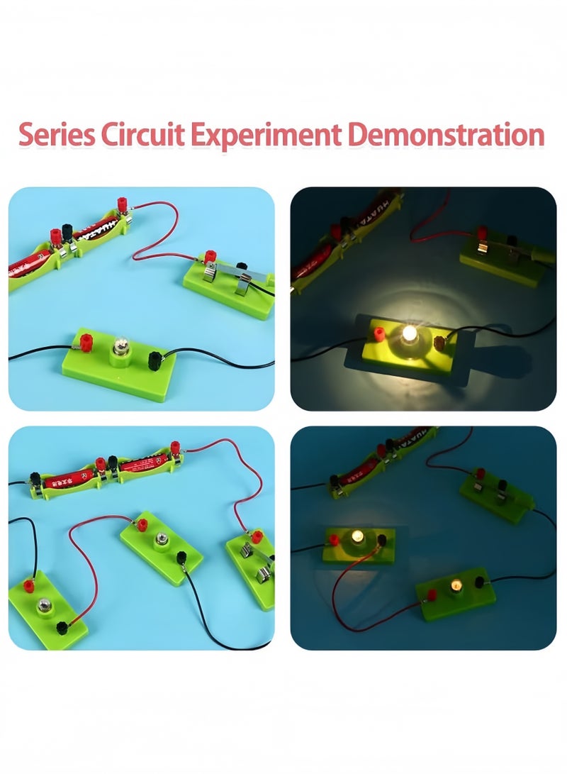 Circuit Learning Kit, DIY Basic Electric Circuit Experiments, Beginner Circuit Learning Project, for School Lab Creative Educational Science Projects, for Teaching Series and Parallel Circuit  - Image 5