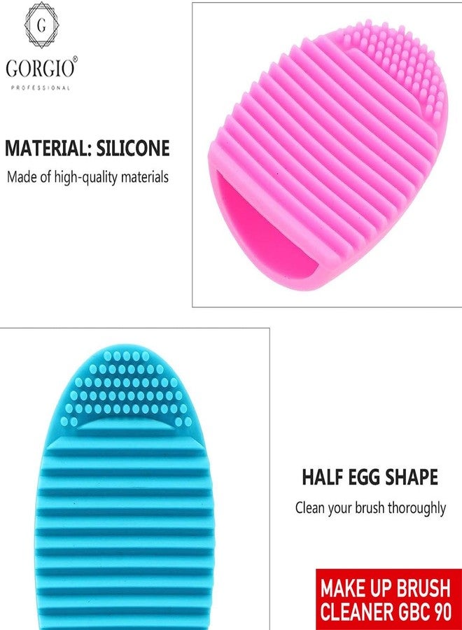 Gorgio Professional Makeup Brush Cleaner - Compact Silicone Cleaning Tool for Quick and Easy Deep Cleaning of Makeup Brushes (Colour/Shape May Vary) - Image 4