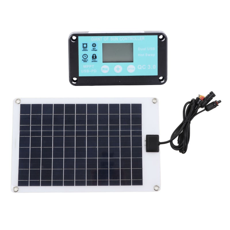 Solar Panels 1 for 5 50W Solar Panel Battery Charger with MPPT 100A Controller for 12V Battery and DC Charging Equipment - Image 3