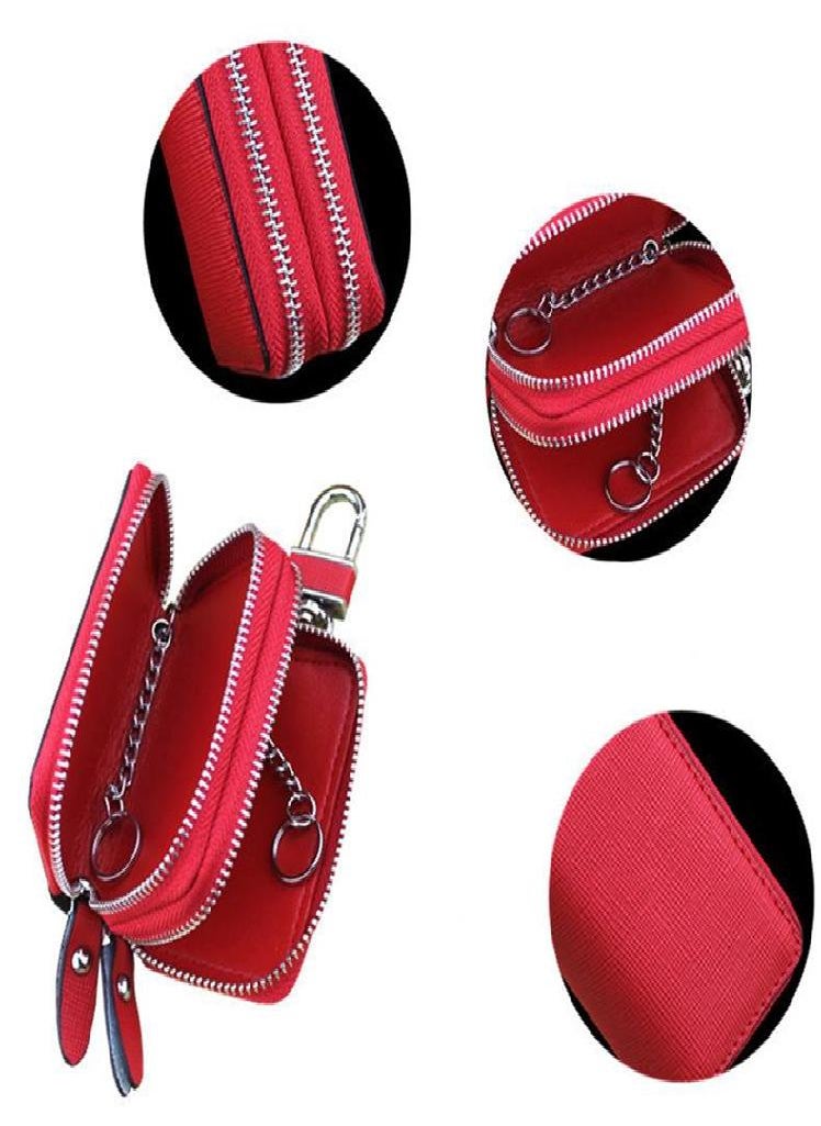Eckek - Unisex Auto Key Bag Wallet Multifunction Key Case Fashion Meta Key Holders - Image 1