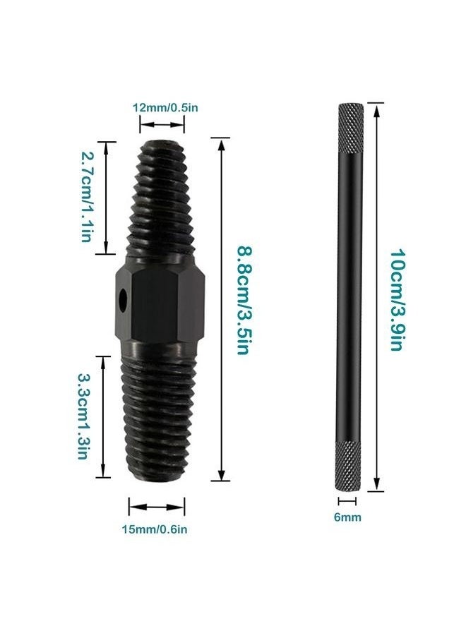 Generic Screw Extractor & Broken Bolt Remover Set - Dual-Ended Tool for Damaged Screws/Pipes (1/2" & 3/4")  - Image 3