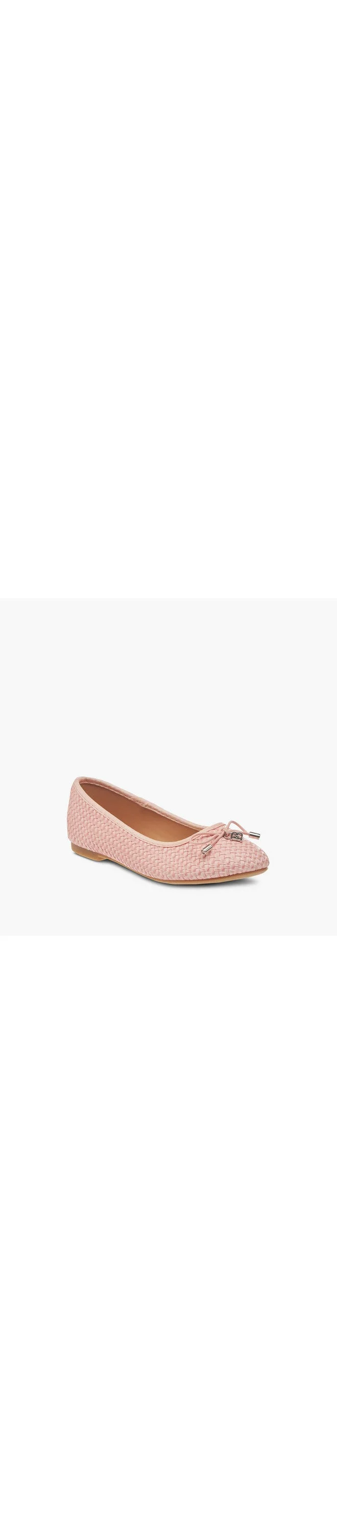 Flora Bella By Shoexpress Girls Bow Detail Slip-On Ballerina Shoes