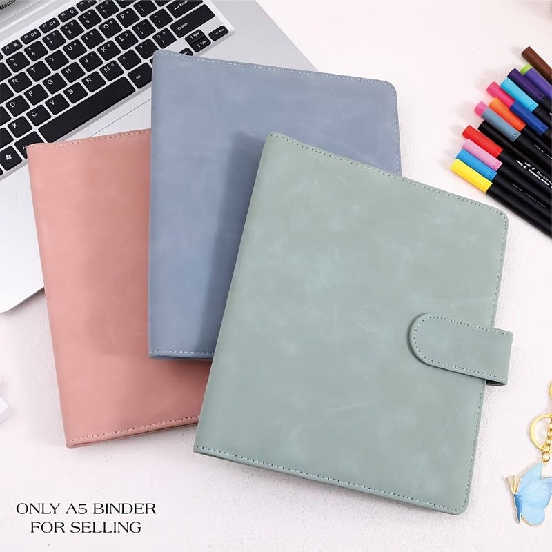 Sage Soft PU Leather A5 Cover Matte Touch Large Capacity Multipurpose Notebook - Image 5