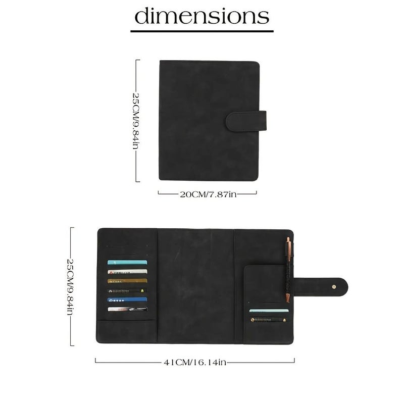 Sage Soft PU Leather A5 Cover Matte Touch Large Capacity Multipurpose Notebook - Image 2