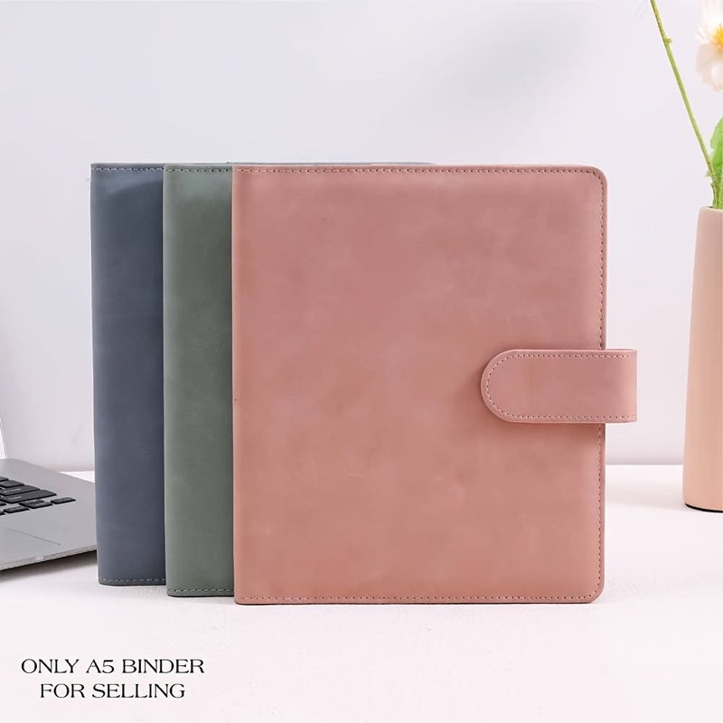 Sage Soft PU Leather A5 Cover Matte Touch Large Capacity Multipurpose Notebook - Image 1