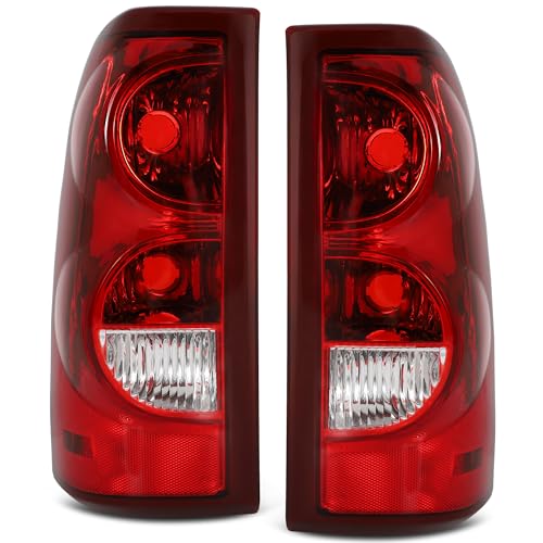 Daume Tail Lights Assembly for 2003-2006 Chevy Silverado - Rear Brake Lamps for Driver and Passenger Sides - Image 1
