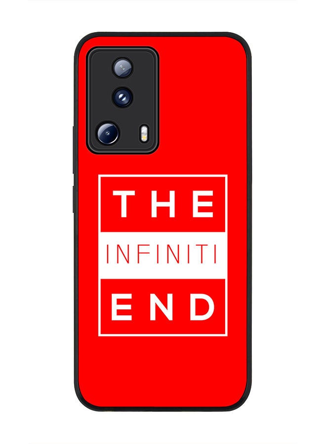 Stylizedd Rugged Black edge case for Xiaomi 13 Lite 5G / Xiaomi Civi 2 5G, Slim fit Soft Case Flexible Rubber Edges Anti Drop TPU Gel Thin Cover -  The infinite end - Image 1