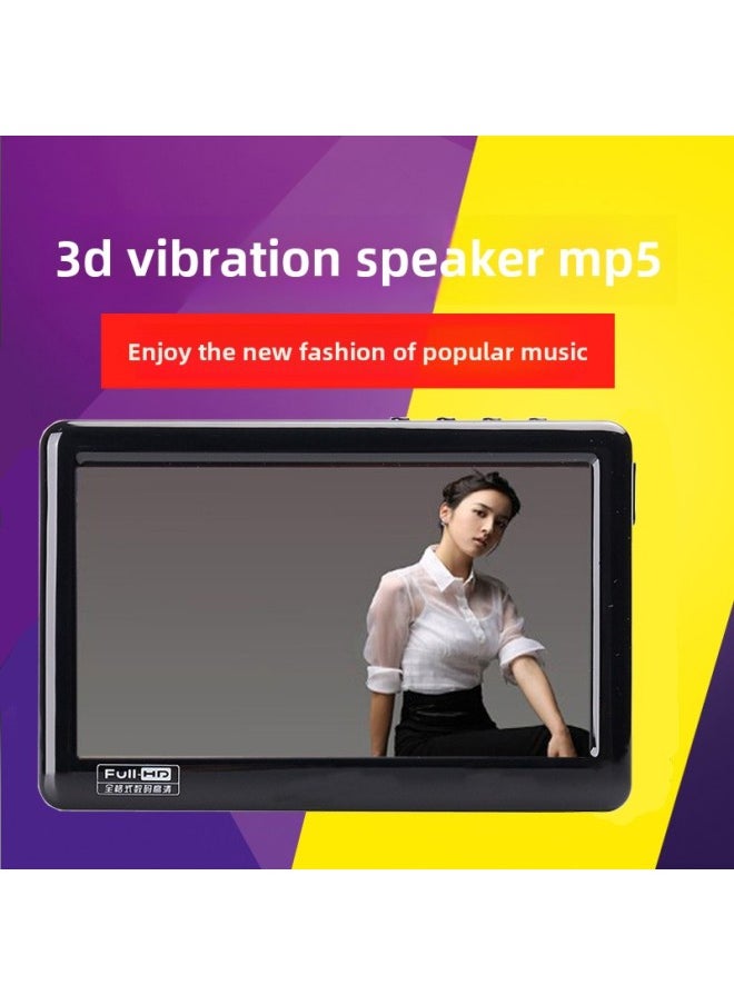 V5 Long Standby External HD 5 Inch MP5 Capacitive Touch Screen MP4 Player E-book Reading-Body Color:Black-Memory Capacity:16GB