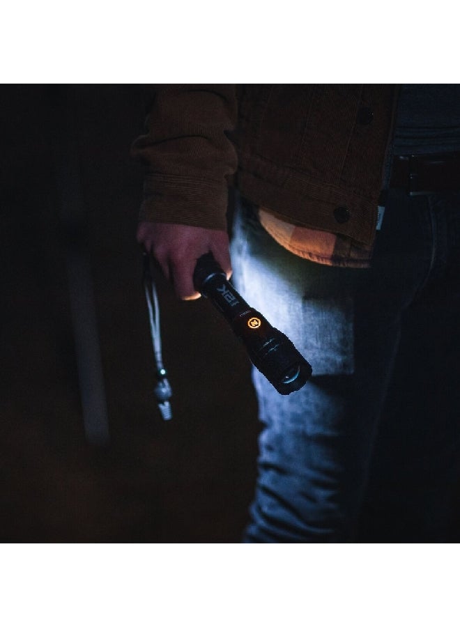 NEBO 2000lm Slyde King Rechargeable LED Battery Powered Flashlight Grey and Black 19 x 4.4 x 4.4 cm 3012675 - Image 4