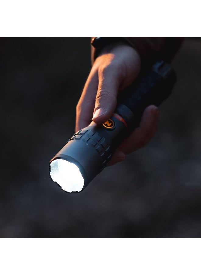 NEBO 2000lm Slyde King Rechargeable LED Battery Powered Flashlight Grey and Black 19 x 4.4 x 4.4 cm 3012675 - Image 5