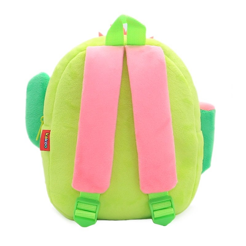 Plush Kids Backpack, Cactus Fruit Design, Soft Lightweight School Bag for Toddlers and Preschool Kids - Image 1