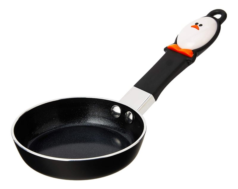 جوا مقلاة بيض صغيرة غير لاصقة من جوي بشكل بيضة – مقلاة ميني للبيض والفطائر توزيع حرارة متساوٍ سهلة التنظيف مناسبة للمطبخ المنزلي - Image 2