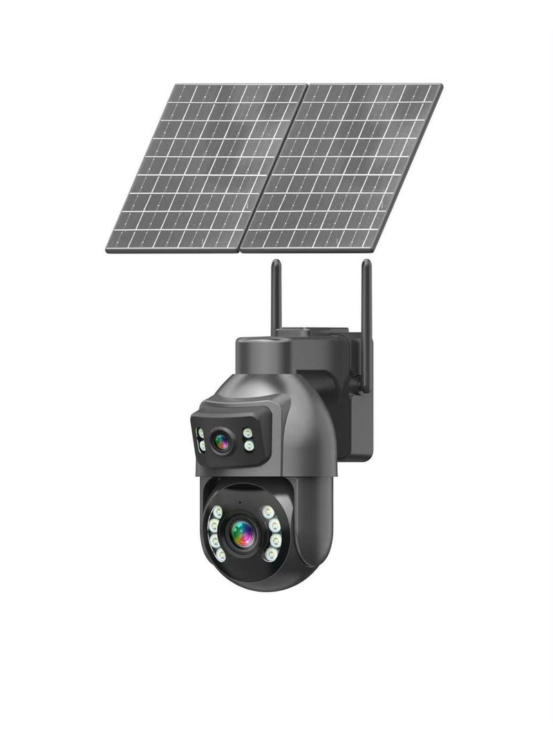 GEEK SPACE SIM 4G Solar Security Camera 20X Zoom Dual Lens PTZ Outdoor CCTV Wireless Surveillance Camera with AI Motion Detection, Color Night Vision, Two-Way Audio, IP66 Waterproof, 24/7 Recording, Remote Monitoring - Image 5