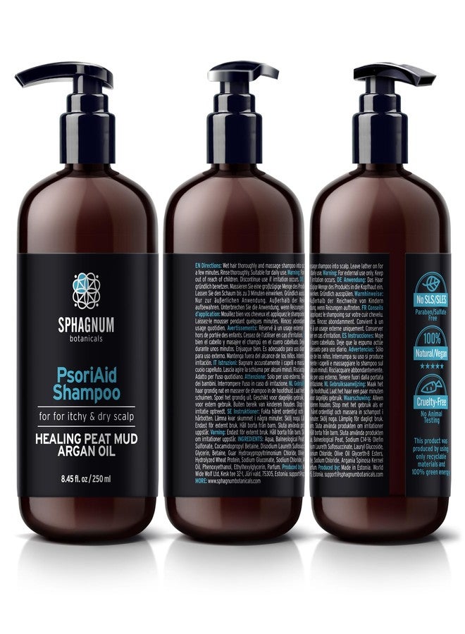 Sphagnum Botanicals Psoriasis Shampoo and Conditioner Set - Peat Mud Therapy for Red & Itchy Scalp with Tea Tree Oil, No Coal Tar. For Both Men and Women. 2 x 13.5 Oz - Image 5