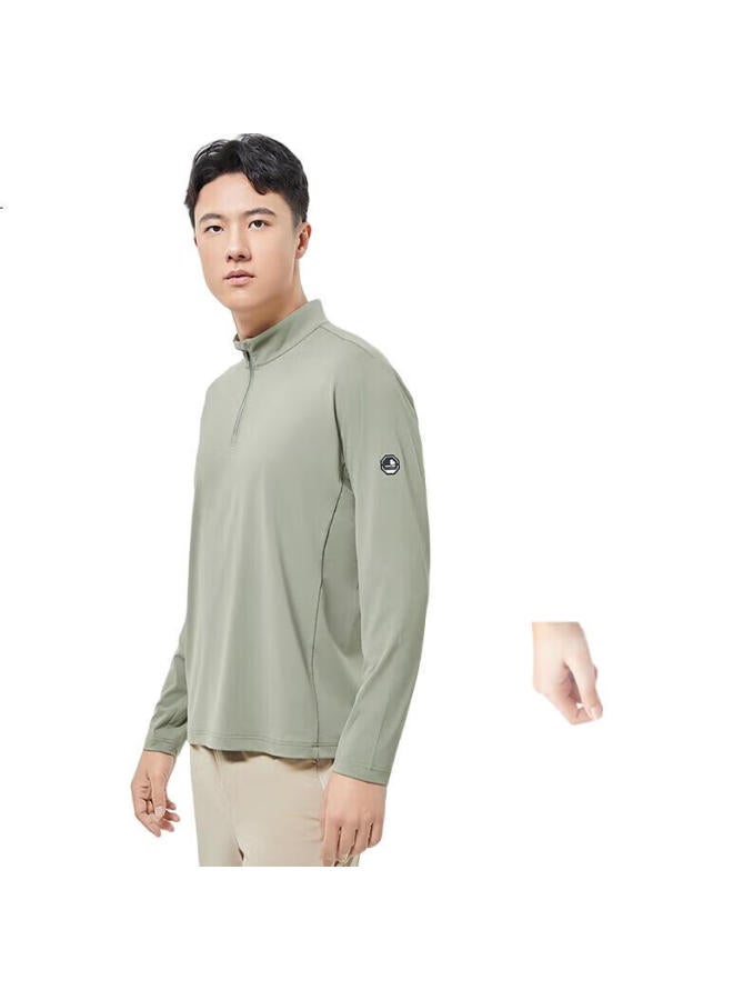 Scaler Outdoor Long-Sleeve T-Shirt For Men, Spring And Summer New Arrival, Ice Rainbow Silk, Moisture-Wicking, Quick-Drying, Simple Running Sports Top For Women - Image 1