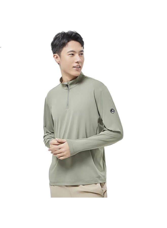 Scaler Outdoor Long-Sleeve T-Shirt For Men, Spring And Summer New Arrival, Ice Rainbow Silk, Moisture-Wicking, Quick-Drying, Simple Running Sports Top For Women - Image 2