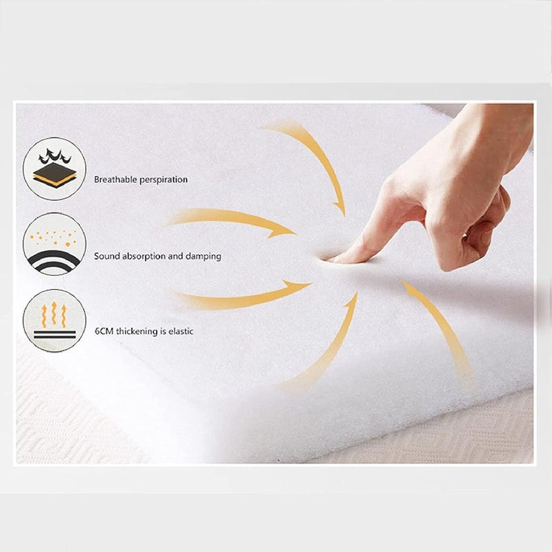 Tatami Sleeping Mat Japanese Futon Mattress Floor Bed Pad Student Dormitory Folding Mattress (Color : C, Size : 200 x 220 cm (79 x 87 inches)) - Image 5