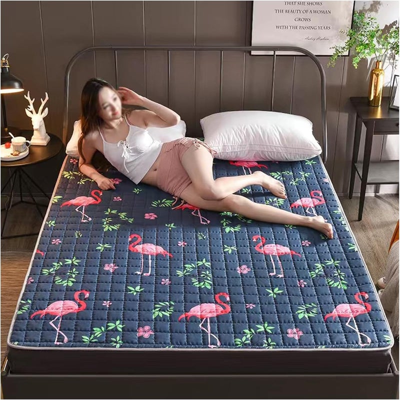Tatami Sleeping Mat Japanese Futon Mattress Floor Bed Pad Student Dormitory Folding Mattress (Color : C, Size : 200 x 220 cm (79 x 87 inches)) - Image 1