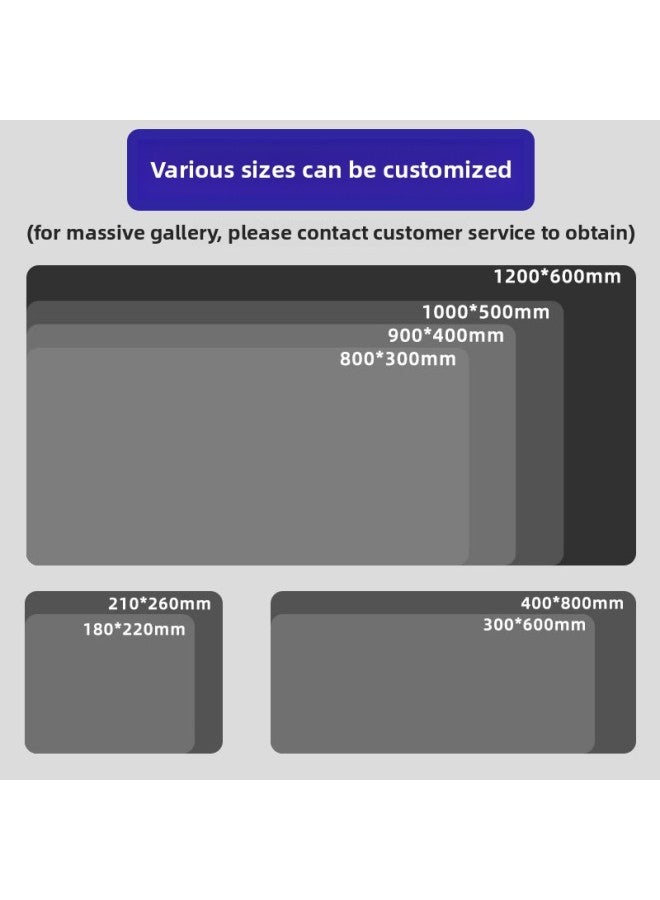 Special For Violent Bear Mouse Pad Oversized Game E-sports Keyboard Pad Cartoon Computer Book Table Pad Customization-Color:400*900*2mm-Pattern:G-2587  - Image 5