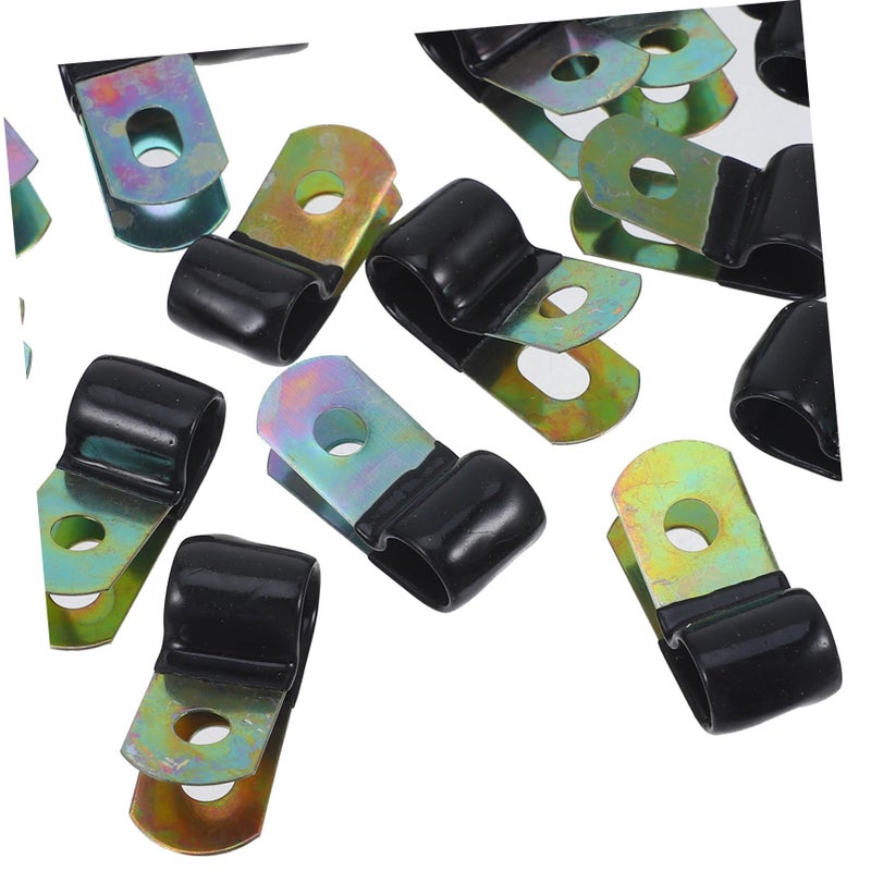 50 Pcs Cable Clips Wall Mount Wire Hoses Clamps Noise Reducing Easy Installation - Image 4