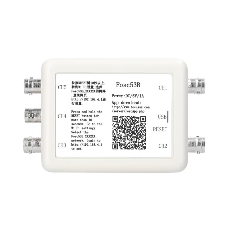 مجهر تسجيل بيانات متحرك لاستلام وتخزين البيانات بتناظر لاسلكي Wi-Fi و USB و5 قنوات - أداة مساعدة صيانة للسيارات - Image 2