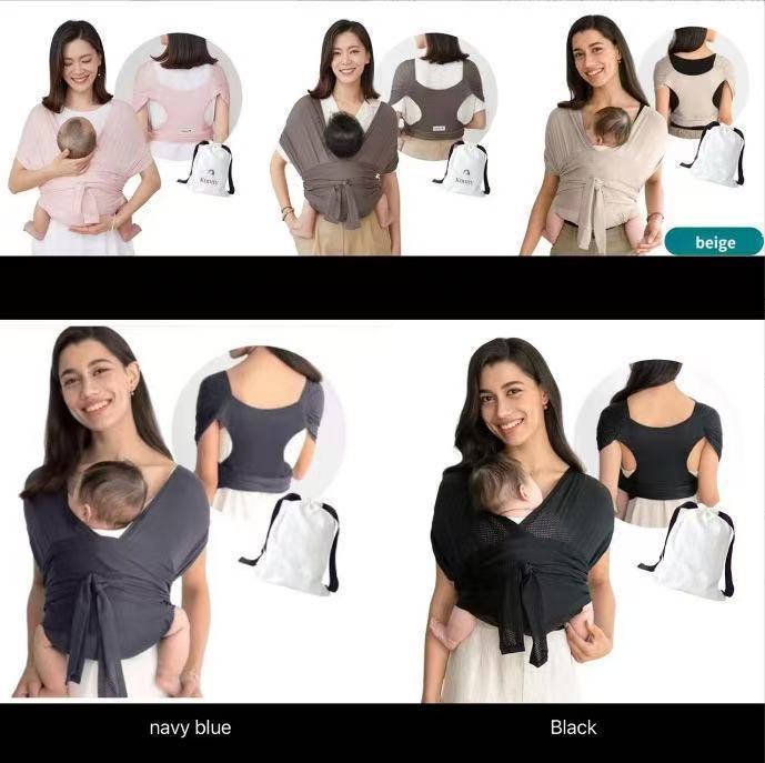 WU Cross-Border Factory Mother & Baby Travel Gear: Sears Baby Carrier, Front-Carry Baby Wrap - Image 3