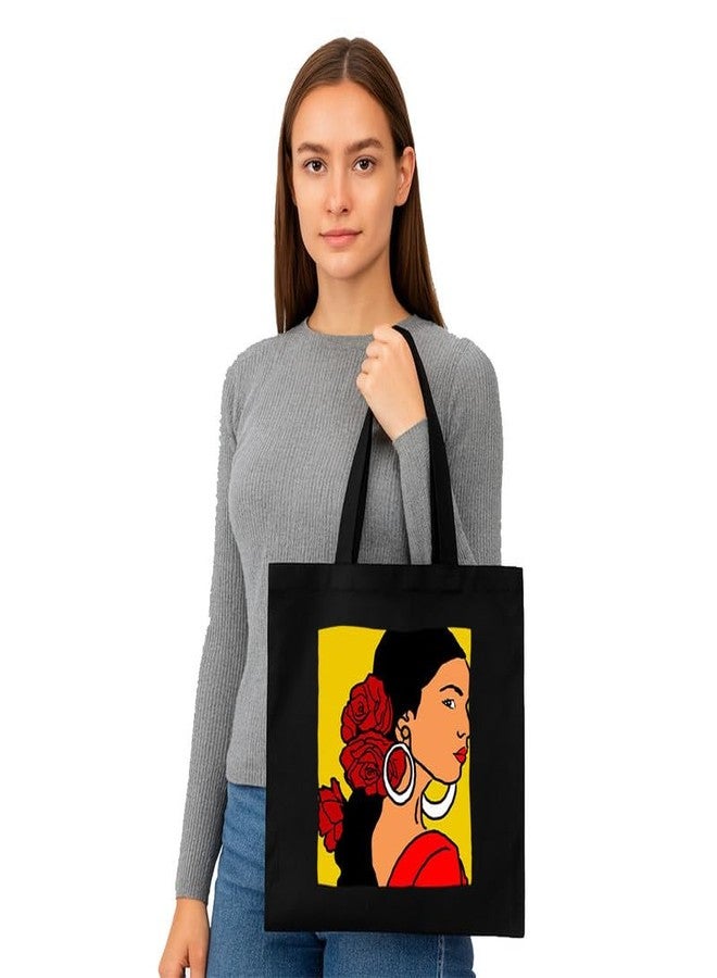 PrintingZone Printed Tote Bag For Women| Classic Canvas Printed Tote Bag for Women - - Image 2