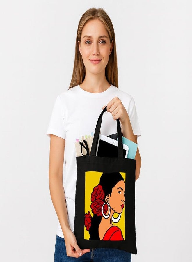 PrintingZone Printed Tote Bag For Women| Classic Canvas Printed Tote Bag for Women - - Image 4